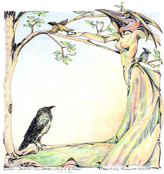 Crow Dreams - The Secret Origin of Birds by Meri C Fox-Szauter